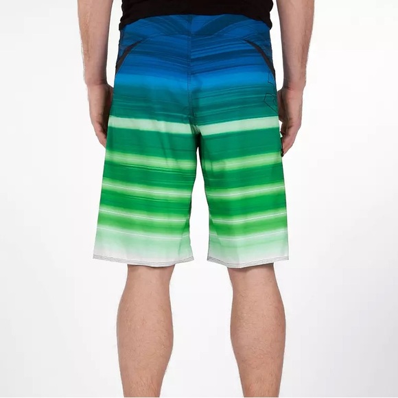 NWT BILLABONG Flux Stretch Boardshort Royal Green 22” ITEM NO. 19465M117TFLU - Picture 2 of 11